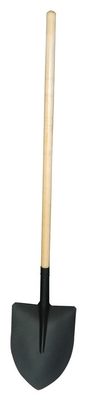 5002005 Con maniglia di legno dritto Acciaio al carbonio Metallo punto agricoltura Scavo giardino Spade Spalate