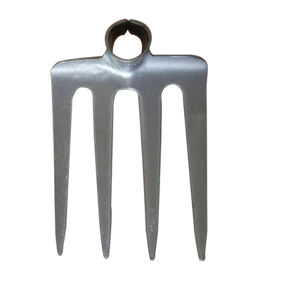 20020122 4 Tine Occhio a buco rotondo Quattro Tine Fork-Hoe metallo Scavo per giardini