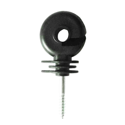 INS001 Chiodi a vite in acciaio galvanizzato Isolatori elettrici per recinzioni Isolatore ad anello avvitato Isolatore per pali di legno