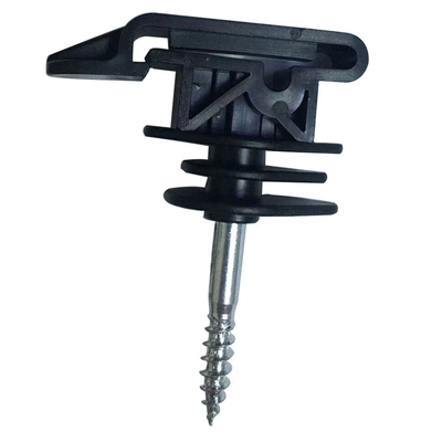 INS003 Chiodi a vite in acciaio zincato Isolatori per recinzioni elettriche Isolatore a vite offset per nastro Isolatore per palo in legno