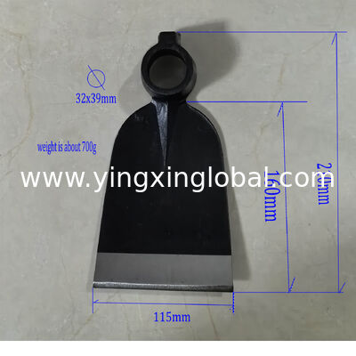 300101082 Round Hole Eye Farming Hoe Blade Forged Spading Digging Garden hoe